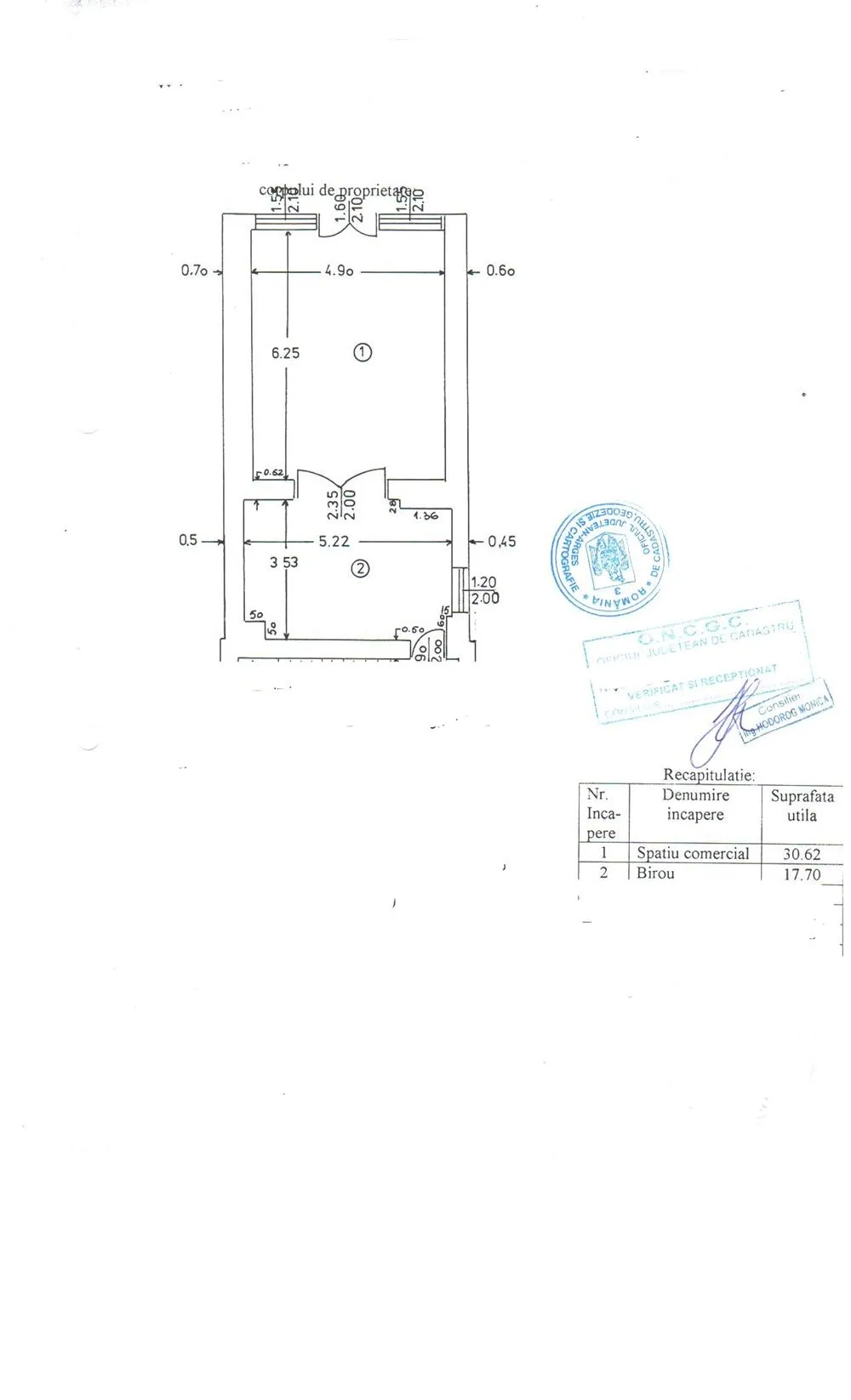 Inchiriez birouri/spatiu comercial la km 0